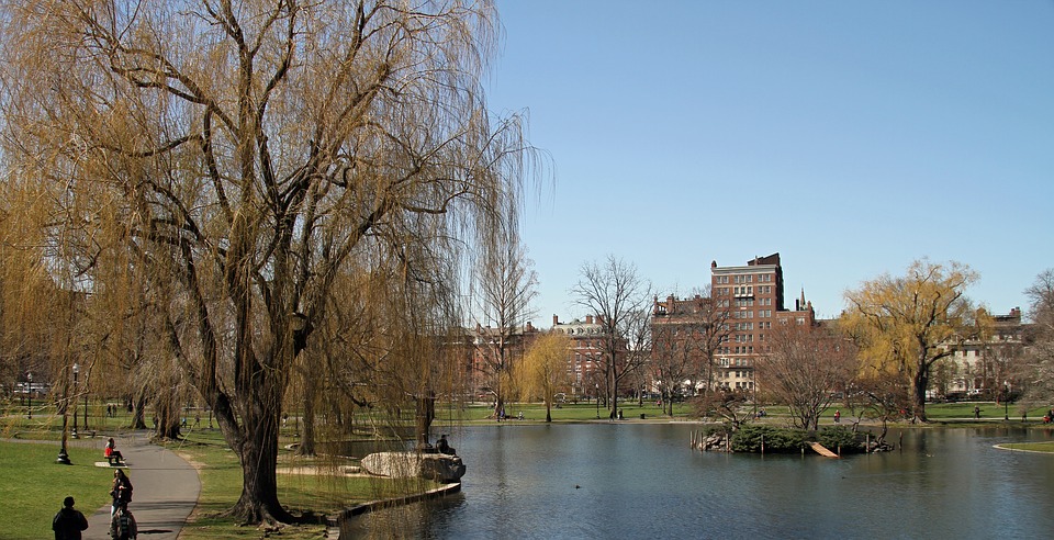 this image shows boston public garden as one of the best stops for family vacation in boston